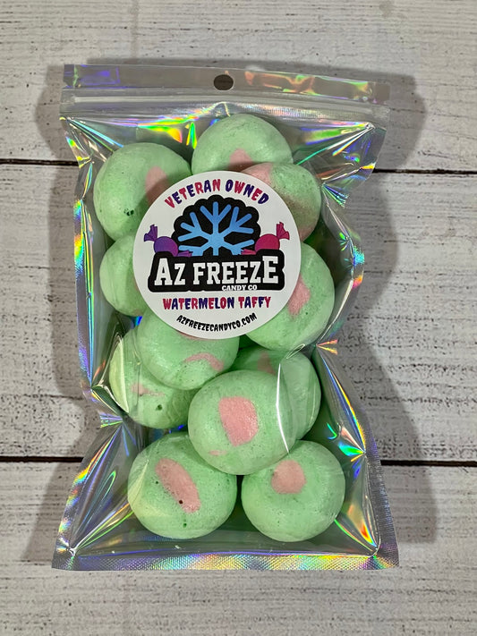 freeze dried watermelon taffy