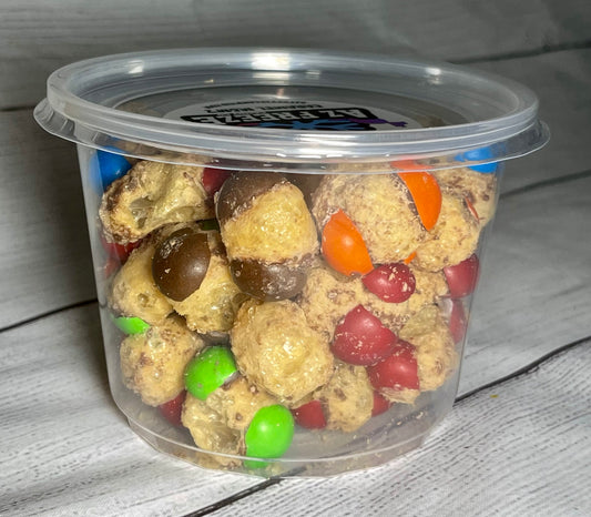 container of freeze dried caramel m&ms from azfreezecandyco.com