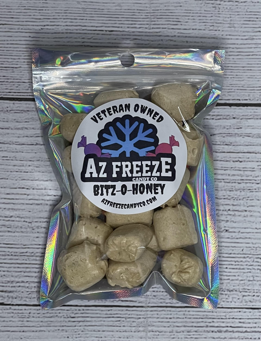 bag of freeze dried bit o honey from azfreezecandyco.com